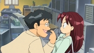 Куроми работает над аниме (2001)